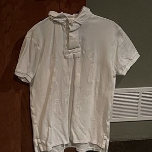 NEVER WORN - Polo Ralph Lauren White Nautical Polo